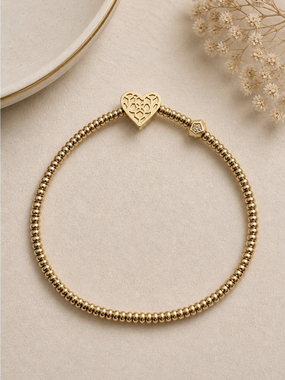 Kendra Scott Ari Heart Stretch Bracelet - Picture 4 of 6